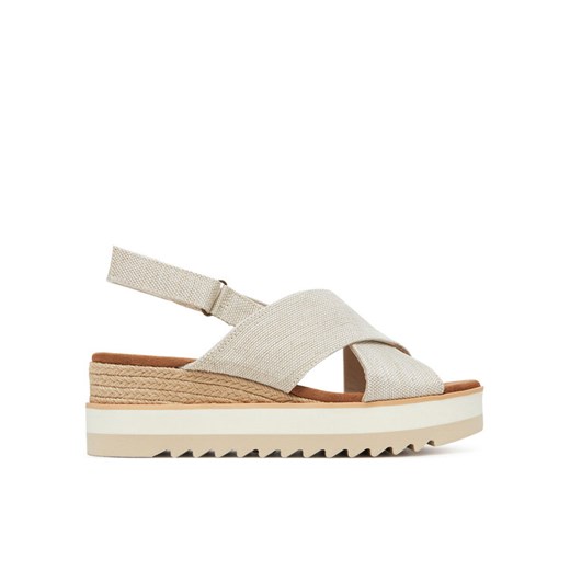 Espadryle Toms Diana 10021152 Beżowy ze sklepu eobuwie.pl w kategorii Espadryle damskie - zdjęcie 182047922