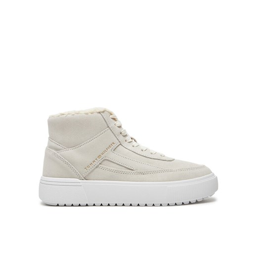 Sneakersy Tommy Hilfiger FW0FW08108 Biały ze sklepu eobuwie.pl w kategorii Buty sportowe damskie - zdjęcie 182047982