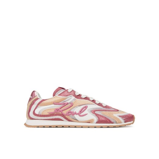 Sneakersy KARL LAGERFELD Venus KL65925 Różowy ze sklepu eobuwie.pl w kategorii Buty sportowe damskie - zdjęcie 182047994