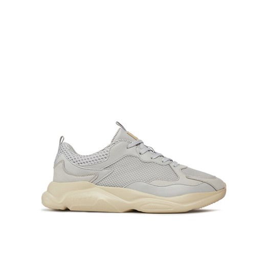 Sneakersy Hugo Leon Runn 50510309 Szary ze sklepu eobuwie.pl w kategorii Buty sportowe męskie - zdjęcie 182048004