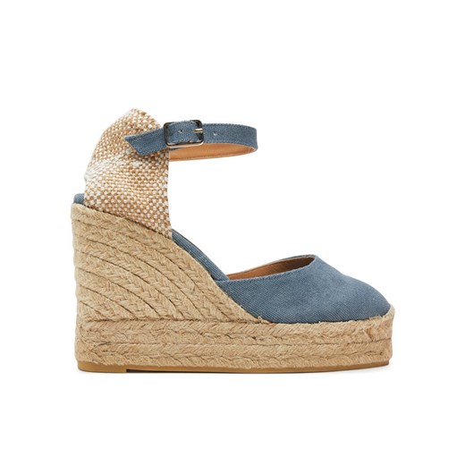 Espadryle Castañer Carol/8Ed/002 021654 Niebieski ze sklepu eobuwie.pl w kategorii Espadryle damskie - zdjęcie 182048112