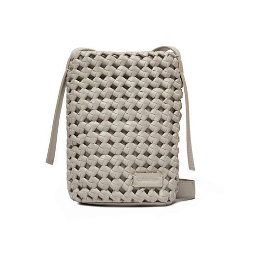 Torebka Calvin Klein Ck Braided Mini Bag K60K612172 Szary Calvin Klein 00 eobuwie.pl