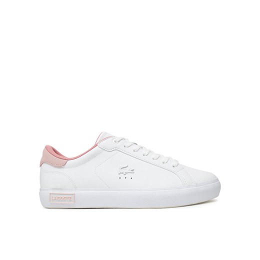 Sneakersy Lacoste Powercourt 7-49SFA0085 Biały ze sklepu eobuwie.pl w kategorii Buty sportowe damskie - zdjęcie 182048212