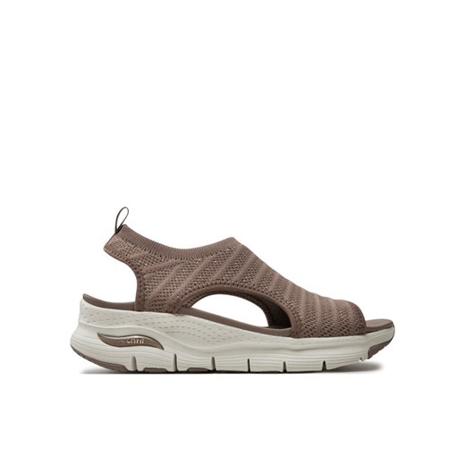 Sandały Skechers Arch Fit-Darling Days 119346/MOC Brązowy ze sklepu eobuwie.pl w kategorii Sandały damskie - zdjęcie 182048232