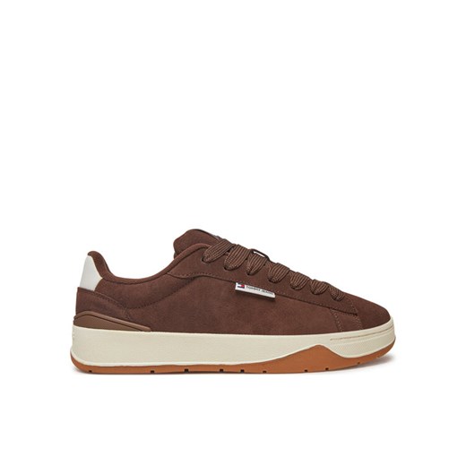 Sneakersy Tommy Jeans Skater EM0EM01503 Brązowy ze sklepu eobuwie.pl w kategorii Buty sportowe męskie - zdjęcie 182048264