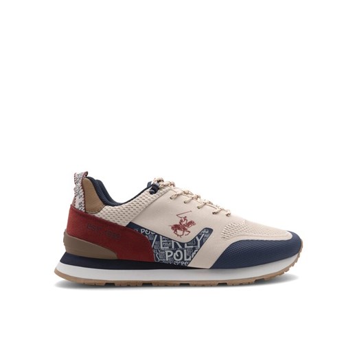 Sneakersy Beverly Hills Polo Club PASEO-01 Beżowy ze sklepu eobuwie.pl w kategorii Buty sportowe męskie - zdjęcie 182048294