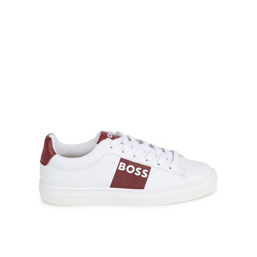 Sneakersy Boss J50854 S Biały ze sklepu eobuwie.pl w kategorii Trampki dziecięce - zdjęcie 182048324