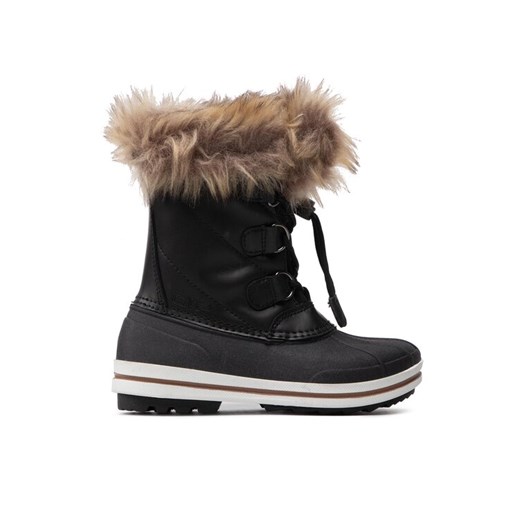 Śniegowce CMP Kids Anthilian Snow Boot Wp 30Q4594 Czarny ze sklepu eobuwie.pl w kategorii Buty zimowe dziecięce - zdjęcie 182048362