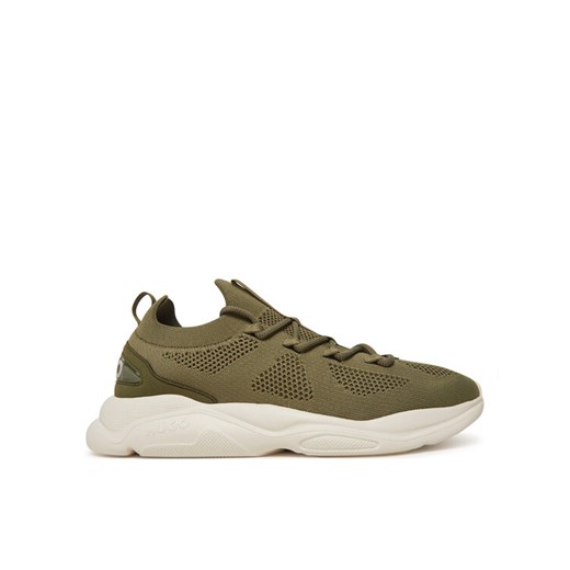 Sneakersy HUGO Leon 50541684 Zielony ze sklepu eobuwie.pl w kategorii Buty sportowe męskie - zdjęcie 182048451