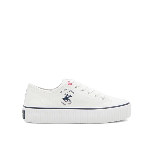 Trampki Beverly Hills Polo Club W-BHPC027M Biały ze sklepu eobuwie.pl w kategorii Trampki damskie - zdjęcie 182048583
