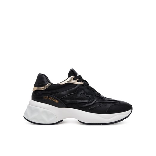 Sneakersy LOVE MOSCHINO JA15326G1MIQE00A Czarny ze sklepu eobuwie.pl w kategorii Buty sportowe damskie - zdjęcie 182048630