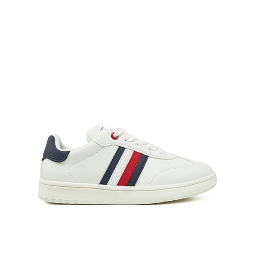 Sneakersy Tommy Hilfiger Stripe Low Cut Lace-Up Sneaker T3X9-33850-1355 M Biały ze sklepu eobuwie.pl w kategorii Buty sportowe dziecięce - zdjęcie 182048660
