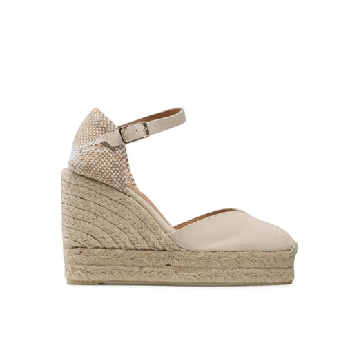 Espadryle Castañer Chiarita/8ED/001 020983-203 Beżowy ze sklepu eobuwie.pl w kategorii Espadryle damskie - zdjęcie 182048772