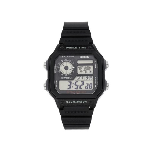 Zegarek Casio AE-1200WH-1AVEF Czarny ze sklepu eobuwie.pl w kategorii Zegarki - zdjęcie 182048784