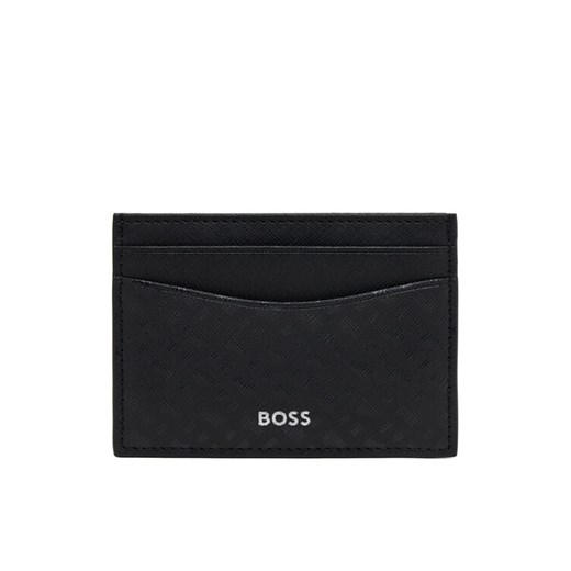 Etui na karty kredytowe BOSS 50542389 Czarny ze sklepu eobuwie.pl w kategorii Portfele męskie - zdjęcie 182048921