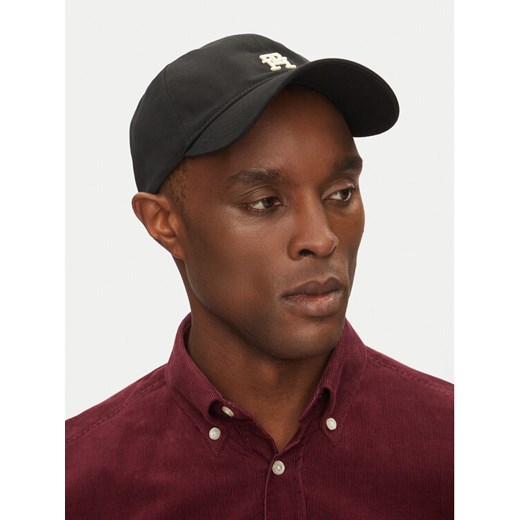Czapka z daszkiem Tommy Hilfiger Imd Color 6 Panel AM0AM13542 Czarny ze sklepu eobuwie.pl w kategorii Czapki z daszkiem męskie - zdjęcie 182049012