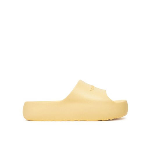 Klapki Tommy Jeans Tjw Chunky Pool Slide Ess EN0EN02879 Żółty ze sklepu eobuwie.pl w kategorii Klapki damskie - zdjęcie 182049014