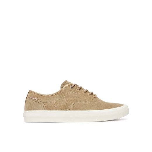 Tenisówki Tommy Hilfiger Hi Vulc Low Oxford Suede FM0FM05401 Beżowy ze sklepu eobuwie.pl w kategorii Trampki męskie - zdjęcie 182049080
