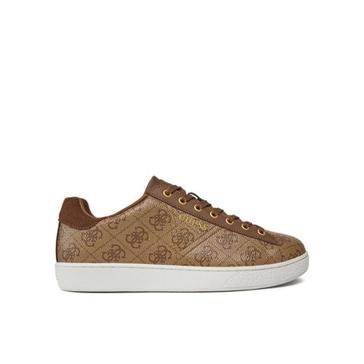 Sneakersy Guess Nola FMPNOG FAL12 Beżowy ze sklepu eobuwie.pl w kategorii Buty sportowe męskie - zdjęcie 182049133