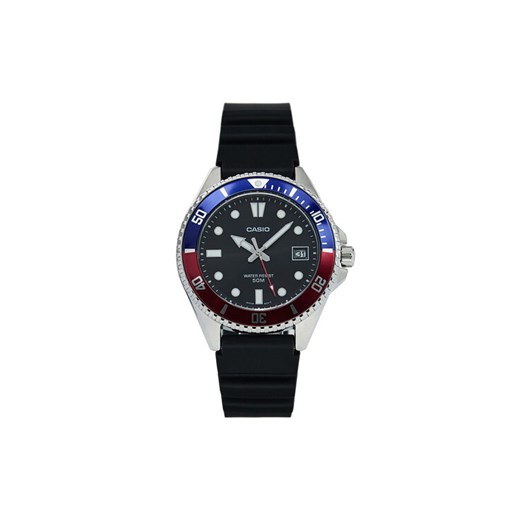 Zegarek Casio MDV-10-1A2VEF Czarny ze sklepu eobuwie.pl w kategorii Zegarki - zdjęcie 182049143