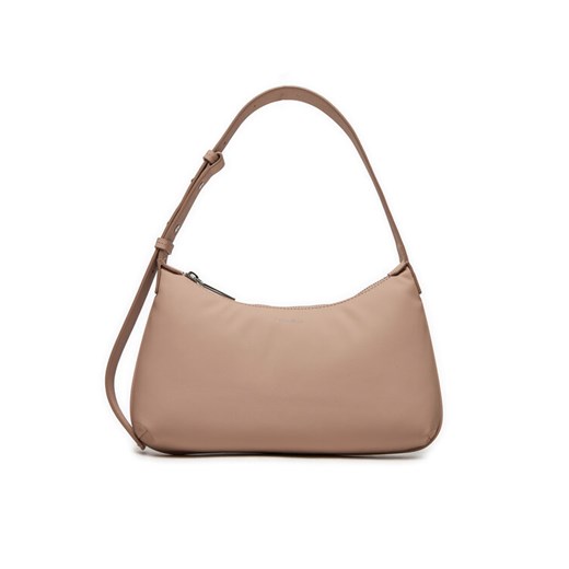 Torebka Calvin Klein Calvin Soft Shoulder Bag K60K612156 Beżowy ze sklepu eobuwie.pl w kategorii Torebki bagietki - zdjęcie 182049221