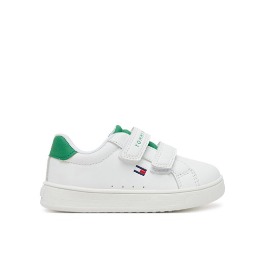 Sneakersy Tommy Hilfiger Low Cut Velcro Sneaker T1X9-33836-1355 M Biały ze sklepu eobuwie.pl w kategorii Buty sportowe dziecięce - zdjęcie 182049434