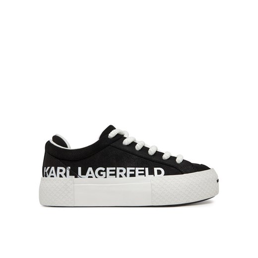 Sneakersy KARL LAGERFELD KL60722 Czarny ze sklepu eobuwie.pl w kategorii Buty sportowe damskie - zdjęcie 182049530