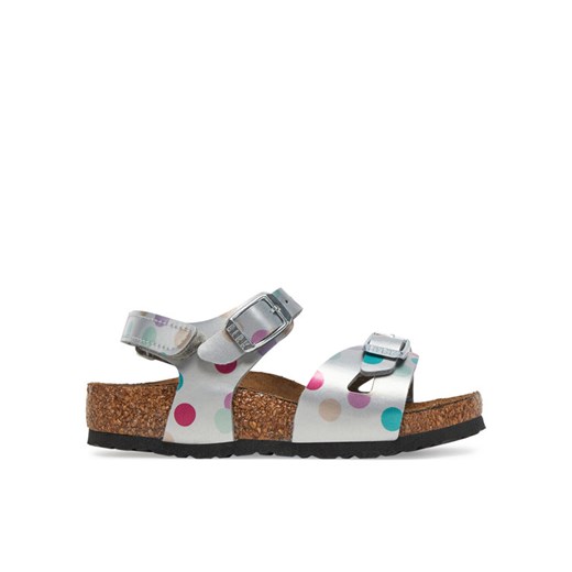 Sandały Birkenstock Rio As Kids 1029527 S Srebrny ze sklepu eobuwie.pl w kategorii Sandały dziecięce - zdjęcie 182049762