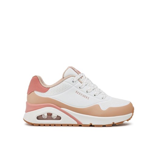 Sneakersy Skechers 177121/WTAN Biały ze sklepu eobuwie.pl w kategorii Buty sportowe damskie - zdjęcie 182049803