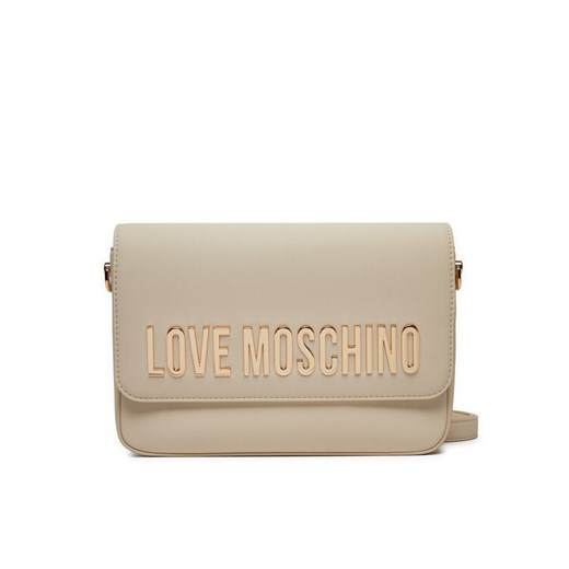Torebka LOVE MOSCHINO JC4023PP1LKD0110 Beżowy ze sklepu eobuwie.pl w kategorii Listonoszki - zdjęcie 182049861