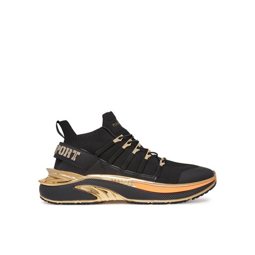 Sneakersy Plein Sport Runner Chrome Surfer PADS USC0579 STE003N Czarny ze sklepu eobuwie.pl w kategorii Buty sportowe męskie - zdjęcie 182049891