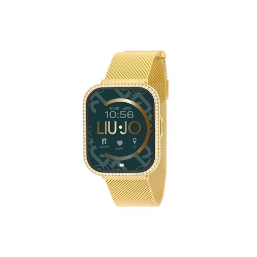 Smartwatch Liu Jo Voice Slim SWLJ099 Złoty ze sklepu eobuwie.pl w kategorii Zegarki - zdjęcie 182049892