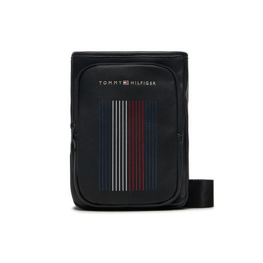 Saszetka Tommy Hilfiger Foundation Mini Crossover AM0AM12456 Czarny ze sklepu eobuwie.pl w kategorii Saszetki - zdjęcie 182049972