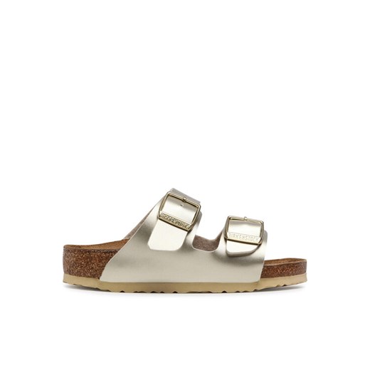 Klapki Birkenstock Arizona Kids 1014841 Złoty ze sklepu eobuwie.pl w kategorii Klapki dziecięce - zdjęcie 182050032