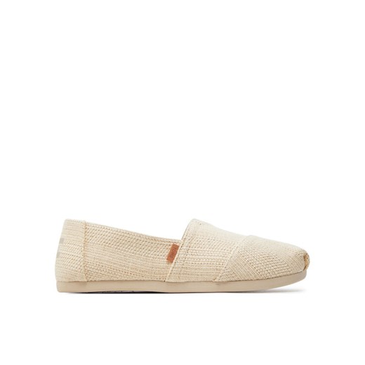 Espadryle Toms Alpargata 10020656 Écru ze sklepu eobuwie.pl w kategorii Espadryle damskie - zdjęcie 182050082