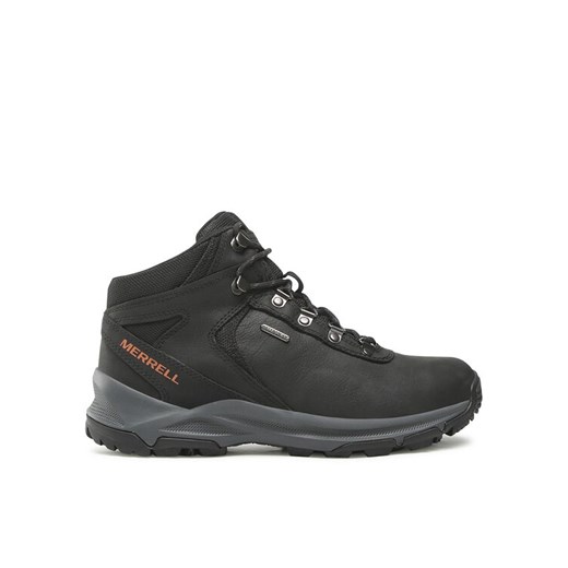 Trekkingi Merrell Erie Mis Ltr Wp J500151 Czarny ze sklepu eobuwie.pl w kategorii Buty trekkingowe męskie - zdjęcie 182050134