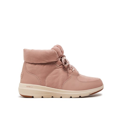 Botki Skechers Glacial Ultra - Trend Up 144194 Różowy ze sklepu eobuwie.pl w kategorii Botki - zdjęcie 182050194