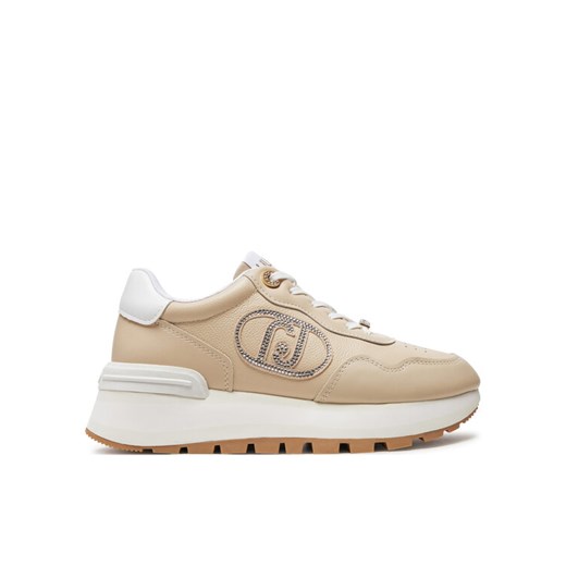 Sneakersy Liu Jo Amazing 20 BF4057 PX331 Beżowy ze sklepu eobuwie.pl w kategorii Buty sportowe damskie - zdjęcie 182050213