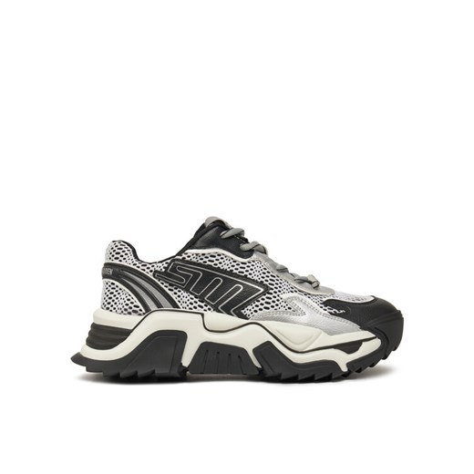Sneakersy Steve Madden Kingpin SM11003513 Czarny ze sklepu eobuwie.pl w kategorii Buty sportowe damskie - zdjęcie 182050280