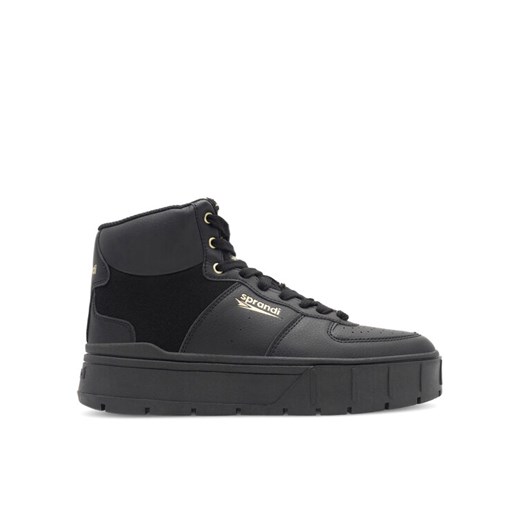 Sneakersy Sprandi Cozy High WPRS-22W22236 Czarny ze sklepu eobuwie.pl w kategorii Botki - zdjęcie 182050481
