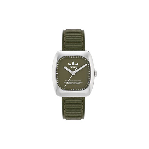 Zegarek adidas Retro Wave One AOSY24526 Zielony ze sklepu eobuwie.pl w kategorii Zegarki - zdjęcie 182050524