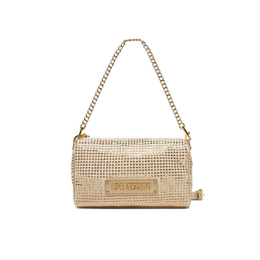 Torebka LOVE MOSCHINO JC4135PP1MLL196A Złoty ze sklepu eobuwie.pl w kategorii Kopertówki - zdjęcie 182050610