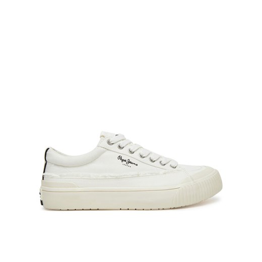 Tenisówki Pepe Jeans Ben Fresh W PLS31589 Biały ze sklepu eobuwie.pl w kategorii Trampki damskie - zdjęcie 182050631