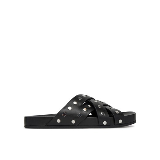 Klapki MICHAEL Michael Kors Irene 40S5IRFS5L Czarny ze sklepu eobuwie.pl w kategorii Klapki damskie - zdjęcie 182050712