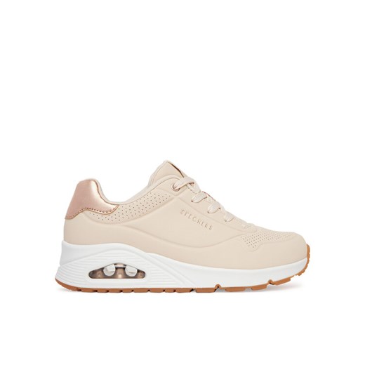 Sneakersy Skechers Uno-Golden Air 177094/NAT Beżowy ze sklepu eobuwie.pl w kategorii Buty sportowe damskie - zdjęcie 182050842
