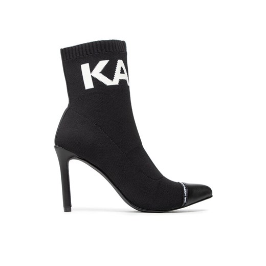 Botki KARL LAGERFELD KL31361A Czarny ze sklepu eobuwie.pl w kategorii Botki - zdjęcie 182050870