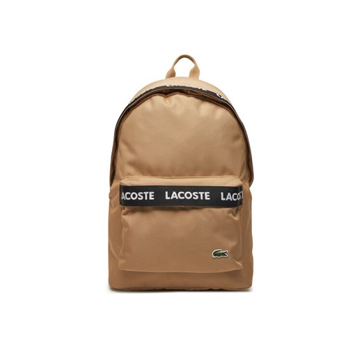 Plecak Lacoste NU4685NZ Beżowy ze sklepu eobuwie.pl w kategorii Plecaki - zdjęcie 182050881