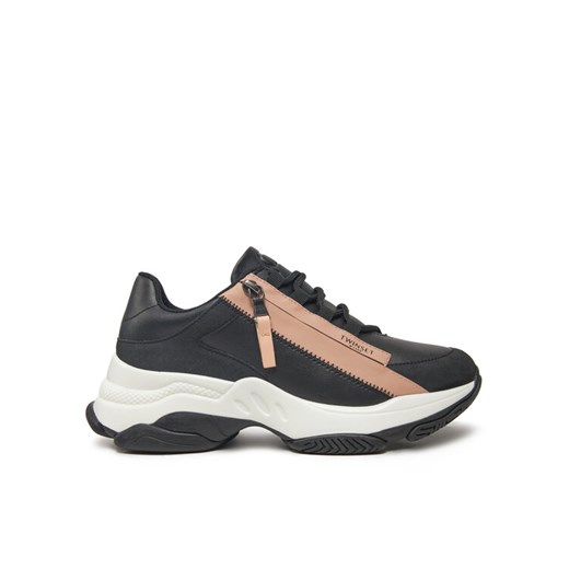 Sneakersy TWINSET 242TGT18E Czarny ze sklepu eobuwie.pl w kategorii Buty sportowe damskie - zdjęcie 182050903