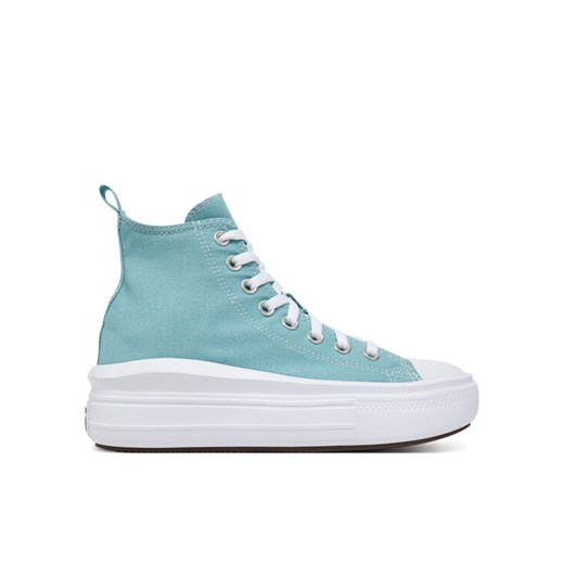 Trampki Converse Chuck Taylor All Star Move Platform A10703C Zielony ze sklepu eobuwie.pl w kategorii Trampki damskie - zdjęcie 182050964