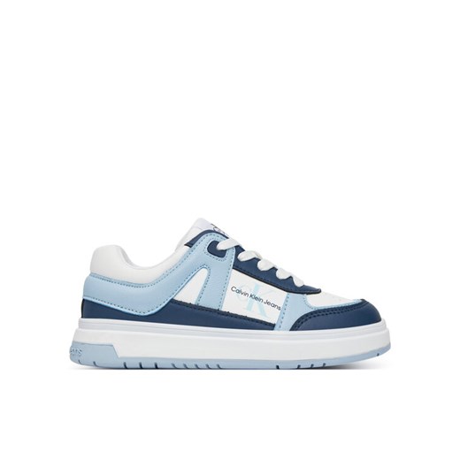 Sneakersy Calvin Klein Jeans Low Cut Lace-Up Sneaker V3X9-82091-1355 M Niebieski ze sklepu eobuwie.pl w kategorii Buty sportowe dziecięce - zdjęcie 182051043